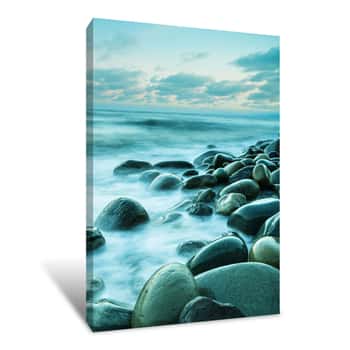 Image of Water on the Rocks Canvas Print