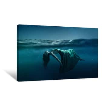 Image of Drowing Canvas Print