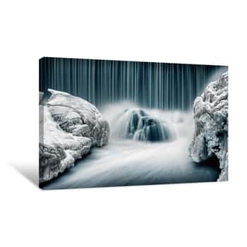 Image of Icy Falls Canvas Print