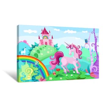 Image of Unicorn Castle Canvas Print
