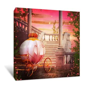 Image of Fantasy Carriage Canvas Print
