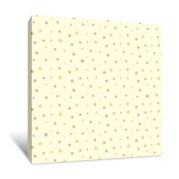 Image of Dotted Sprinkles Wallpaper Canvas Print