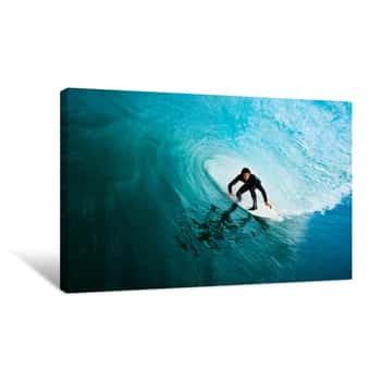 Image of Big Wave Surfer Canvas Print
