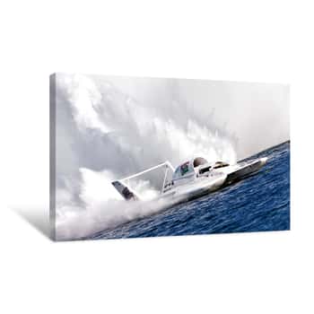 Image of Speed Boat Canvas Print