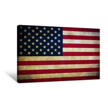 Image of American Flag Canvas Print