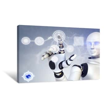 Image of The Android Canvas Print