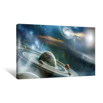 Image of Gravity Space Canvas Print