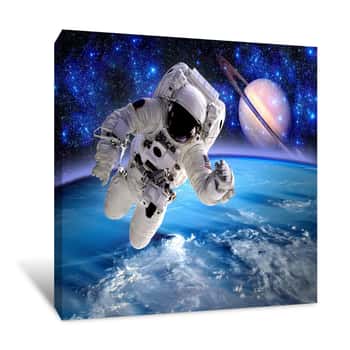 Image of The Floating Astronaut Canvas Print