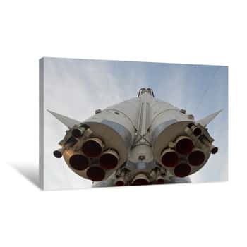Image of Pre-Launch Rocket Canvas Print