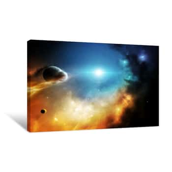 Image of Deep Space Nebula Canvas Print