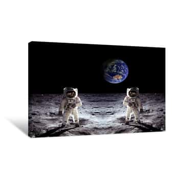 Image of Moon Landing Canvas Print