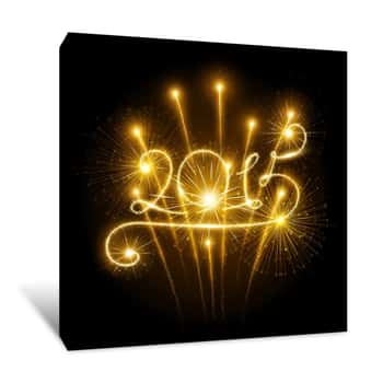 Image of New Year\'s Firework Canvas Print