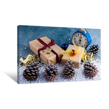 Image of Happy New Year Gifts Canvas Print