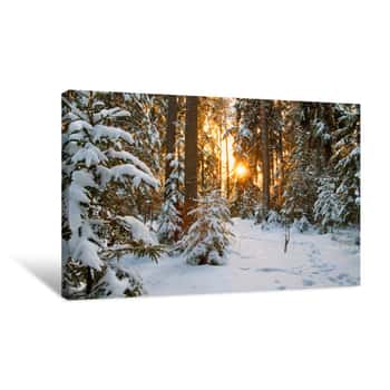 Image of Winter Landscape Canvas Print