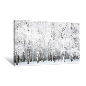 Image of Russian Winter In January Canvas Print