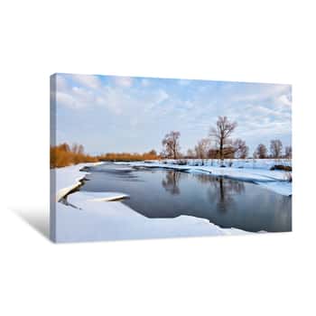 Image of Winter River Canvas Print