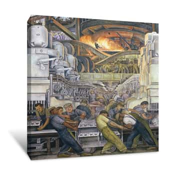 Image of Detroit Industry, 1 Canvas Print