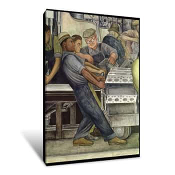 Image of Detroit Industry, 2 Canvas Print