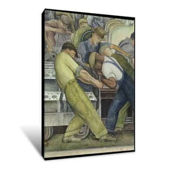 Image of Detroit Industry, 3 Canvas Print