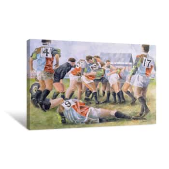 Image of Rugby Match Canvas Print