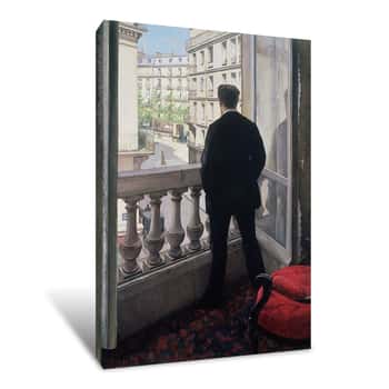 Image of Man at the Window Canvas Print