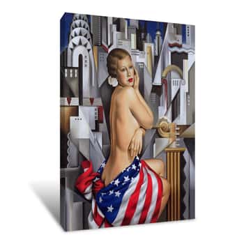 Image of The Beauty of Her Canvas Print
