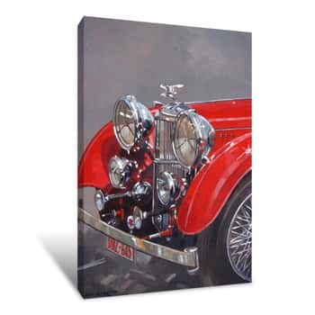Image of Red Sp. 25 Alvis Canvas Print