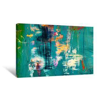 Image of Modern Timeless Multicolored Abstract Background Canvas Print