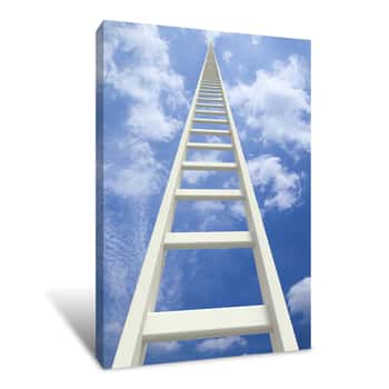 Image of Ladder To Heaven Canvas Print