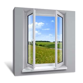 Image of Valley Window Canvas Print