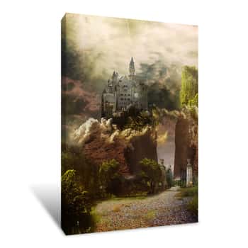 Image of Castle in the Clouds Canvas Print