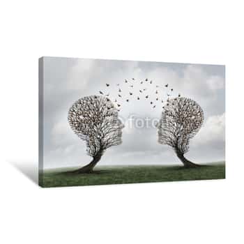 Image of Concept Of Communication Canvas Print