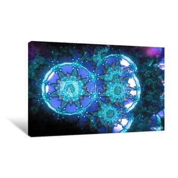 Image of Color Kaleidoscope Texture Canvas Print