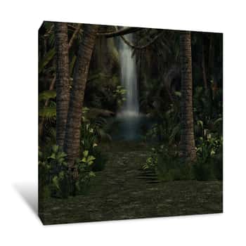 Image of Computer Jungle Canvas Print