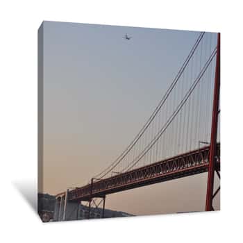 Image of Lisbon Bridge Canvas Print