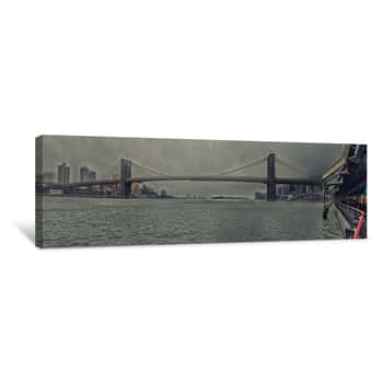 Image of FDR Overpass Panorama Canvas Print