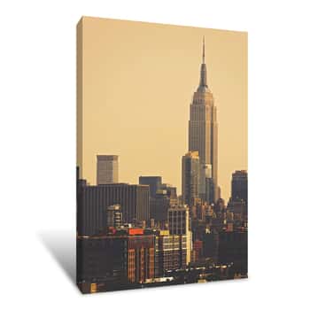 Image of Photo of the Empire State Building Canvas Print
