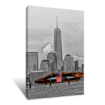 Image of Freedom Tower Memorial Canvas Print