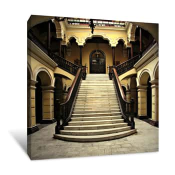 Image of Entrance Stairway Canvas Print