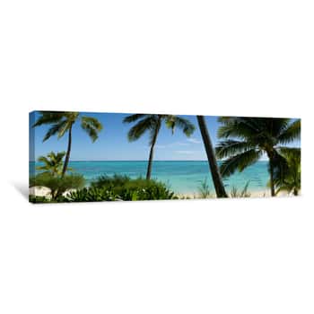 Image of Beach Within the Trees Canvas Print
