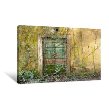 Image of Abandoned Doorway Canvas Print