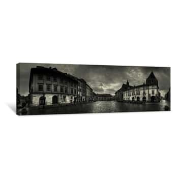 Image of Blanket Over Town Canvas Print