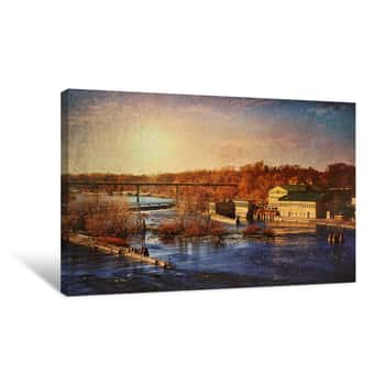 Image of Paper Mill Canvas Print