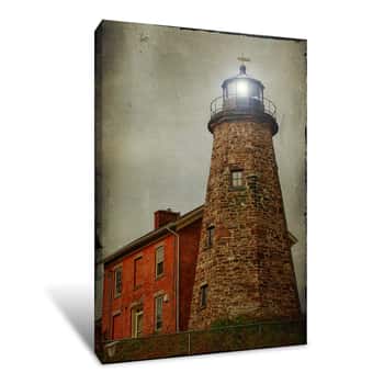 Image of Light On Lighthouse Canvas Print