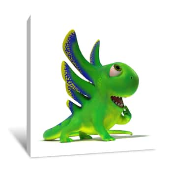 Image of Green Dragon Canvas Print