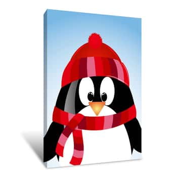 Image of Baby Penguin Canvas Print