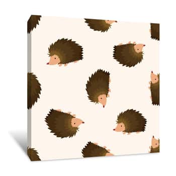 Image of Hedgehog Wallpaper Canvas Print