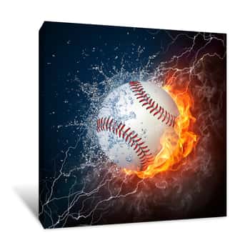 Image of Baseball Canvas Print