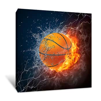 Image of Basketball Canvas Print