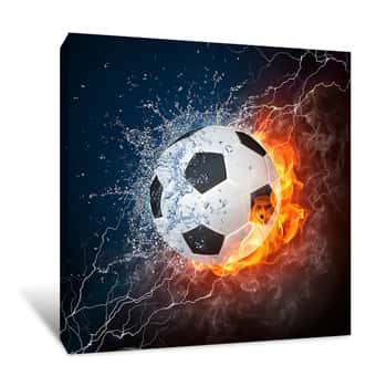 Image of Soccer Ball Canvas Print